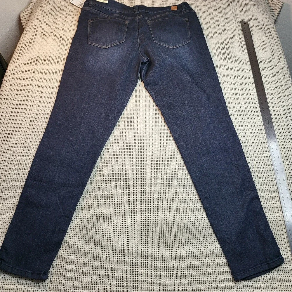 Wit & Wisdom‎ Skinny Jegging Jeans Womens 16 Dark Navy High Rise Stretch Denim